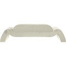 Meridian Austin Cream Velvet Sofa IMAGE 5