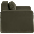  Manufacturer Color_Green -- Austin Green Velvet Upholstered Chair IMAGE 4