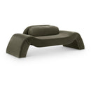  Manufacturer Color_Green -- Austin 87.5" Green Velvet Upholstered Loveseat IMAGE 1