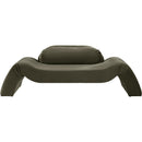  Manufacturer Color_Green -- Austin 87.5" Green Velvet Upholstered Loveseat IMAGE 3