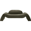 Meridian Austin Green Velvet Loveseat IMAGE 3