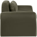  Manufacturer Color_Green -- Austin 87.5" Green Velvet Upholstered Loveseat IMAGE 4