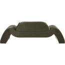  Manufacturer Color_Green -- Austin 87.5" Green Velvet Upholstered Loveseat IMAGE 5
