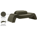  Manufacturer Color_Green -- Austin 87.5" Green Velvet Upholstered Loveseat IMAGE 8