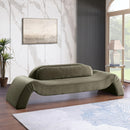 Manufacturer Color_Green -- Austin 107" Green Velvet Upholstered Sofa IMAGE 2