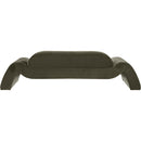 Meridian Austin Green Velvet Sofa IMAGE 5