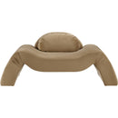  Manufacturer Color_Saddle -- Austin Saddle Velvet Upholstered Chair IMAGE 3