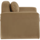 Manufacturer Color_Saddle -- Austin Saddle Velvet Upholstered Chair IMAGE 4
