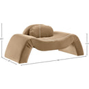  Manufacturer Color_Saddle -- Austin Saddle Velvet Upholstered Chair IMAGE 7