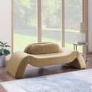 Meridian Austin Saddle Velvet Loveseat IMAGE 2
