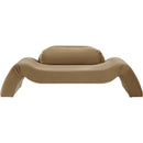  Manufacturer Color_Saddle -- Austin 87.5" Saddle Velvet Upholstered Loveseat IMAGE 3