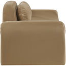  Manufacturer Color_Saddle -- Austin 87.5" Saddle Velvet Upholstered Loveseat IMAGE 4