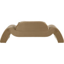  Manufacturer Color_Saddle -- Austin 87.5" Saddle Velvet Upholstered Loveseat IMAGE 5