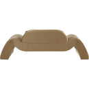 Meridian Austin Saddle Velvet Loveseat IMAGE 5