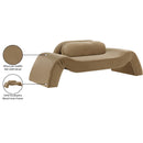  Manufacturer Color_Saddle -- Austin 87.5" Saddle Velvet Upholstered Loveseat IMAGE 8