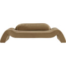  Manufacturer Color_Saddle -- Austin 107" Saddle Velvet Upholstered Sofa IMAGE 3