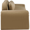  Manufacturer Color_Saddle -- Austin 107" Saddle Velvet Upholstered Sofa IMAGE 4