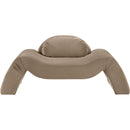  Manufacturer Color_Taupe -- Austin Taupe Velvet Upholstered Chair IMAGE 3