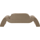  Manufacturer Color_Taupe -- Austin 87.5" Taupe Velvet Upholstered Loveseat IMAGE 5
