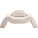 Meridian Austin Beige Corduroy Fabric Chair IMAGE 3