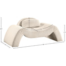  Manufacturer Color_Beige -- Meridian Austin Stationary Fabric Chair IMAGE 7