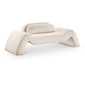  Manufacturer Color_Beige -- Meridian Austin Stationary Fabric Loveseat IMAGE 1