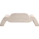  Manufacturer Color_Beige -- Meridian Austin Stationary Fabric Loveseat IMAGE 5