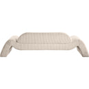 Meridian Austin Beige Corduroy Fabric Sofa IMAGE 5