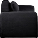Meridian Austin Black Corduroy Fabric Chair IMAGE 4