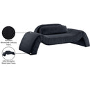  Manufacturer Color_Black -- Austin 87.5" Black Corduroy Upholstered Loveseat IMAGE 8