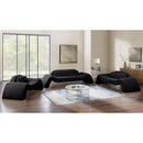  Manufacturer Color_Black -- Austin 87.5" Black Corduroy Upholstered Loveseat IMAGE 9
