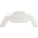 Meridian Austin Cream Corduroy Fabric Chair IMAGE 5