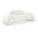 Meridian Austin Cream Corduroy Fabric Loveseat IMAGE 1