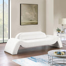  Manufacturer Color_Cream -- Austin 107" Cream Corduroy Upholstered Sofa IMAGE 2