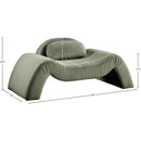  Manufacturer Color_Green -- Austin Green Corduroy Upholstered Chair IMAGE 7