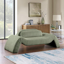  Manufacturer Color_Green -- Austin 87.5" Green Corduroy Upholstered Loveseat IMAGE 2