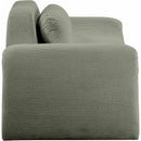  Manufacturer Color_Green -- Austin 87.5" Green Corduroy Upholstered Loveseat IMAGE 4