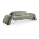  Manufacturer Color_Green -- Austin 107" Green Corduroy Upholstered Sofa IMAGE 1