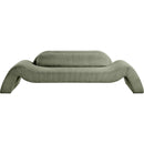  Manufacturer Color_Green -- Austin 107" Green Corduroy Upholstered Sofa IMAGE 3