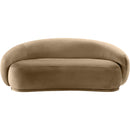  Manufacturer Color_Beige -- Meridian Emery Stationary Fabric Loveseat IMAGE 3