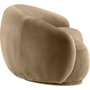  Manufacturer Color_Beige -- Meridian Emery Stationary Fabric Loveseat IMAGE 4