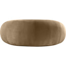  Manufacturer Color_Beige -- Meridian Emery Stationary Fabric Loveseat IMAGE 5