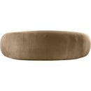 Meridian Emery Beige Velvet Sofa IMAGE 5