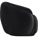  Manufacturer Color_Black -- Emery Black Velvet Upholstered Chair IMAGE 4