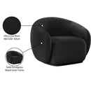  Manufacturer Color_Black -- Emery Black Velvet Upholstered Chair IMAGE 8