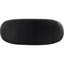  Manufacturer Color_Black -- Emery 77" Black Velvet Upholstered Loveseat IMAGE 5