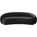 Meridian Emery Black Velvet Sofa IMAGE 3