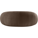  Manufacturer Color_Brown -- Emery 77" Brown Velvet Upholstered Loveseat IMAGE 5