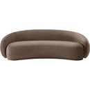 Meridian Emery Brown Velvet Sofa IMAGE 3