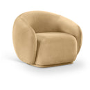  Manufacturer Color_Camel -- Emery Camel Velvet Upholstered Chair IMAGE 1